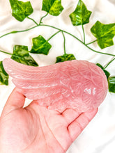 Load image into Gallery viewer, Rose Quartz Angel Wing (55H)