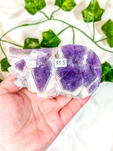 Load image into Gallery viewer, Chevron Amethyst Angel Wing (55J)