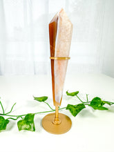 Load image into Gallery viewer, Carnelian Wand on Stand (56C)