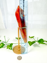 Load image into Gallery viewer, Carnelian Wand on Stand (52C)
