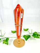 Load image into Gallery viewer, Carnelian Wand on Stand (48C)