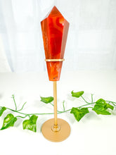 Load image into Gallery viewer, Carnelian Wand on Stand (42C)