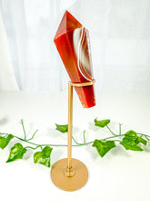 Load image into Gallery viewer, Carnelian Wand on Stand (42C)