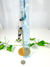 Load image into Gallery viewer, Tourmalinated Quartz Wand on Stand (66t)