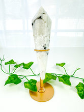 Load image into Gallery viewer, Rainbow Moonstone Wand on Stand (50R)