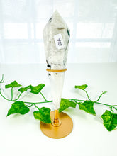 Load image into Gallery viewer, Rainbow Moonstone Wand on Stand (50R)