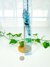 Load image into Gallery viewer, Rainbow Moonstone Wand on Stand (48M)