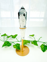 Load image into Gallery viewer, Rainbow Moonstone Wand on Stand (48R)