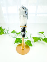 Load image into Gallery viewer, Rainbow Moonstone Wand on Stand (45R)
