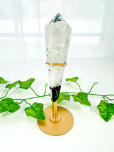 Load image into Gallery viewer, Rainbow Moonstone Wand on Stand (40R)