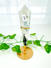 Load image into Gallery viewer, Rainbow Moonstone Wand on Stand (40R)