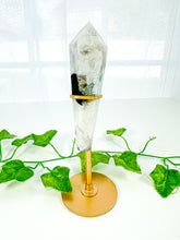 Load image into Gallery viewer, Rainbow Moonstone Wand on Stand (36R)
