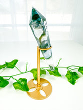 Load image into Gallery viewer, Moss Agate Wand on Stand (42M)