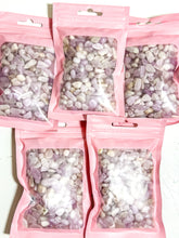 Load image into Gallery viewer, Kunzite Crystal Chip Bag