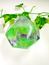 Load image into Gallery viewer, Green Emerald Fluorite Gem Cut Diamond (36B)