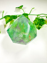 Load image into Gallery viewer, Green Emerald Fluorite Gem Cut Diamond (36B)