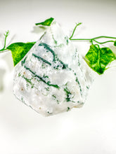 Load image into Gallery viewer, Moss Agate Gem Cut Diamond (45A)