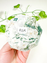 Load image into Gallery viewer, Moss Agate Gem Cut Diamond (45A)