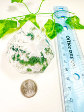 Load image into Gallery viewer, Moss Agate Gem Cut Diamond (45A)