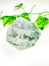Load image into Gallery viewer, Moss Agate Gem Cut Diamond (38Q)