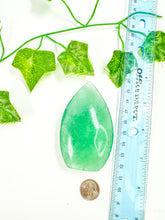 Load image into Gallery viewer, Green Emerald Fluorite Flame (27B)