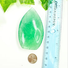 Load image into Gallery viewer, Green Emerald Fluorite Flame (27B)