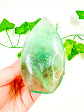 Load image into Gallery viewer, Green Emerald Fluorite Flame (25A)
