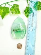 Load image into Gallery viewer, Green Emerald Fluorite Flame (25B)