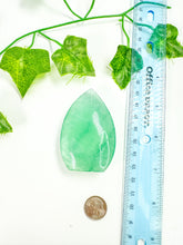 Load image into Gallery viewer, Green Emerald Fluorite Flame (18S)