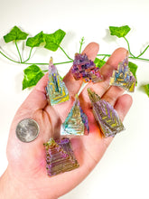 Load image into Gallery viewer, Titanium Rainbow Aura Bismuth Freeform (XS-L)