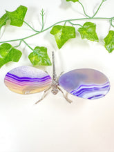 Load image into Gallery viewer, Dyed Agate Dragonfly (25B)