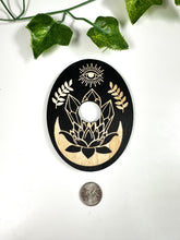 Load image into Gallery viewer, Wooden Crystal Sphere Stand