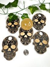 Load image into Gallery viewer, Wooden Skull Sphere Stand