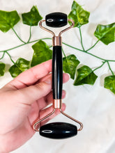Load image into Gallery viewer, Black Obsidian Facial Roller