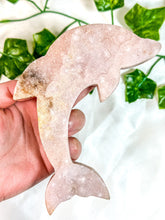 Load image into Gallery viewer, Pink Amethyst Dolphin (48D)