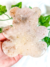 Load image into Gallery viewer, Pink Amethyst Teddy Bear (50B)