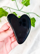 Load image into Gallery viewer, Black Obsidian Gua Sha
