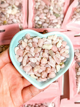 Load image into Gallery viewer, Pink Opal Crystal Chip Bag