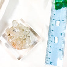 Load image into Gallery viewer, Apophyllite Cluster & Peach Stilbite Mineral Specimen on Display (38A)