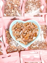 Load image into Gallery viewer, Peach Moonstone Crystal Chip Bag