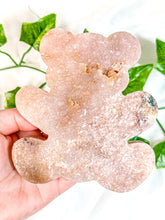 Load image into Gallery viewer, Pink Amethyst Teddy Bear (58A)