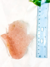 Load image into Gallery viewer, Pink Amethyst Hamsa Hand (45B)