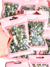Load image into Gallery viewer, Moss Agate Crystal Chip Bag