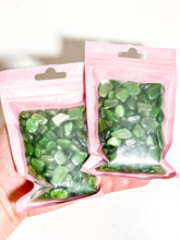 Load image into Gallery viewer, Green Jade Crystal Chip Bag