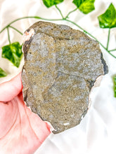 Load image into Gallery viewer, Peach Stilbite on Druzy Red Heulandite Mineral Specimen (Q)