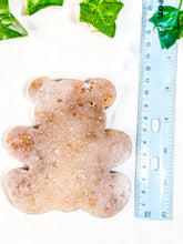 Load image into Gallery viewer, Pink Amethyst Teddy Bear (50B)