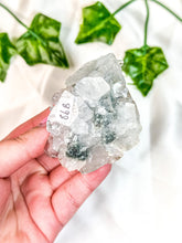 Load image into Gallery viewer, Clear Apophyllite Cluster on Blue Chalcedony Specimen #4