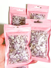 Load image into Gallery viewer, Kunzite Crystal Chip Bag