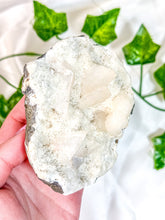 Load image into Gallery viewer, Clear Stilbite &  Clear Apophyllite on Okenite Mineral Specimen (O)