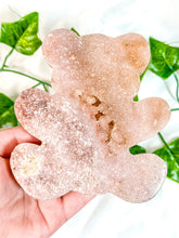 Load image into Gallery viewer, Pink Amethyst Teddy Bear (58A)